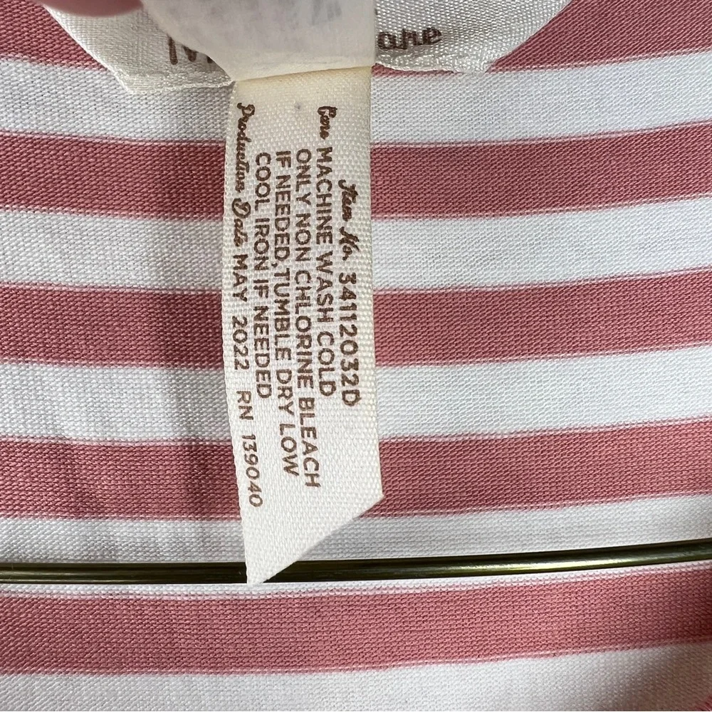 Matilda Jane Heart to Heart World of Wonder Tiered Dress Striped Pink Tank Top